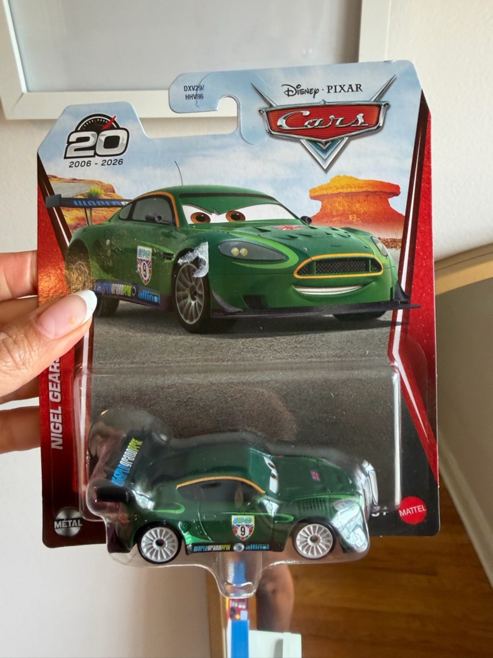 Disney Cars Nigel Gearsly Green Die-Cast Racer
